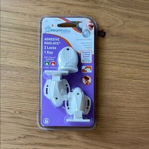 Adhesive Maglock with White Locks